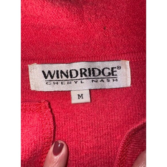 Windridge Cheryl Nash Merino Wool Cardigan Sweater Shacket Button-Up Blazer M - Picture 6 of 9